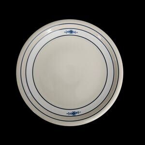 Epoch New Stockholm E701N Salad Plates Set of 4 Blue Border Stoneware Korea
